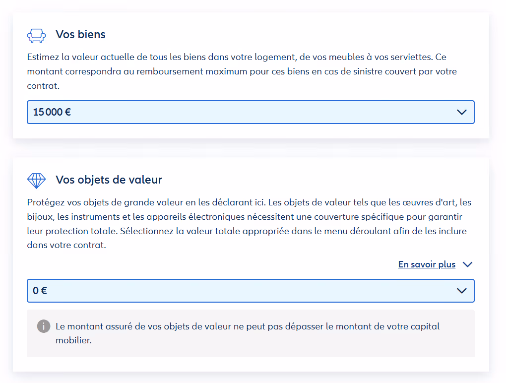Aide capital mobilier