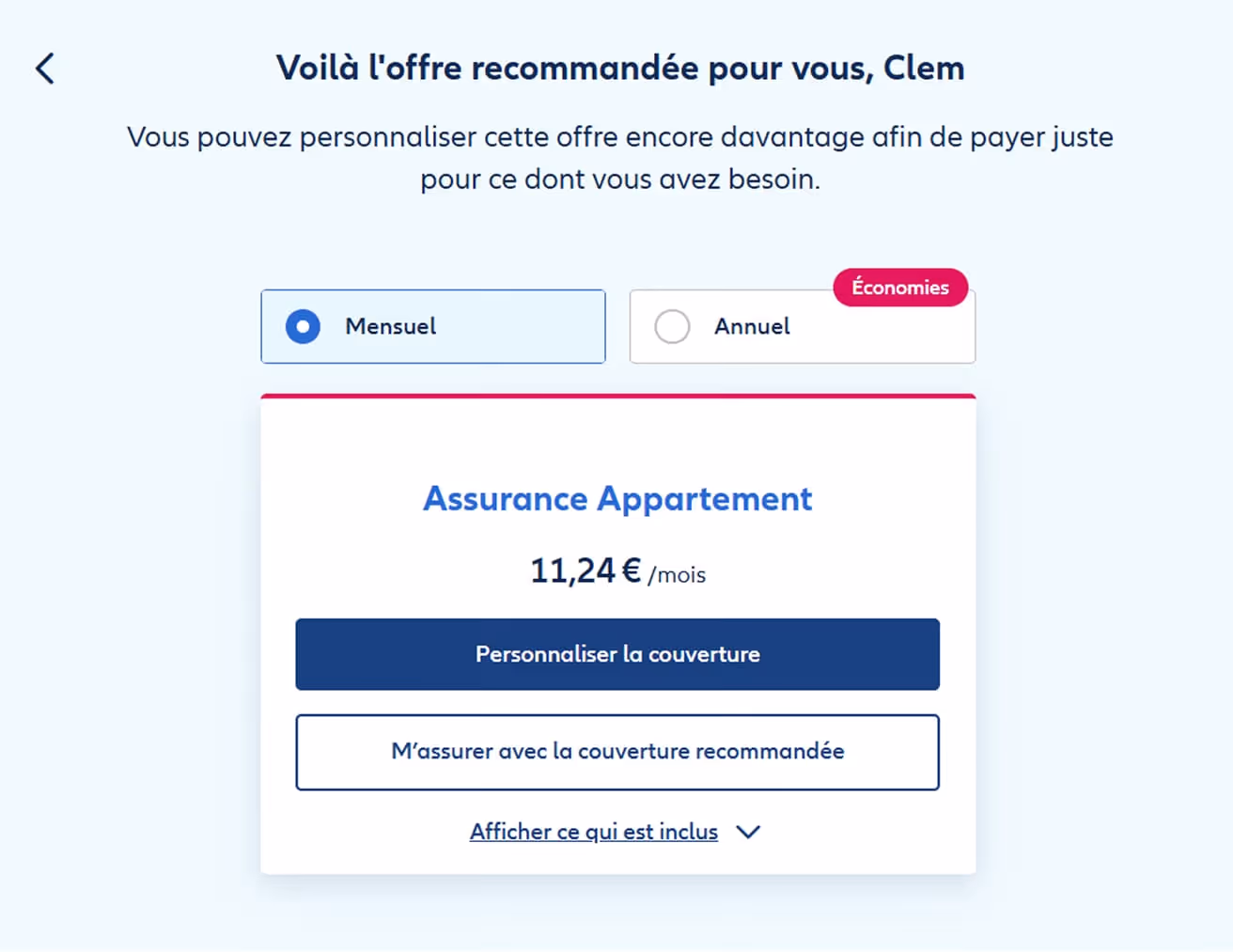 Aide modifier contrat