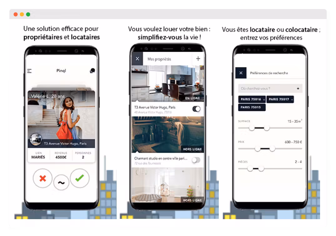 Applications pour trouver logement